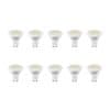 MAX-LED 10x LED žarnica - sijalka GU10 5W (40W) 410lm nevtralno bela 4500K