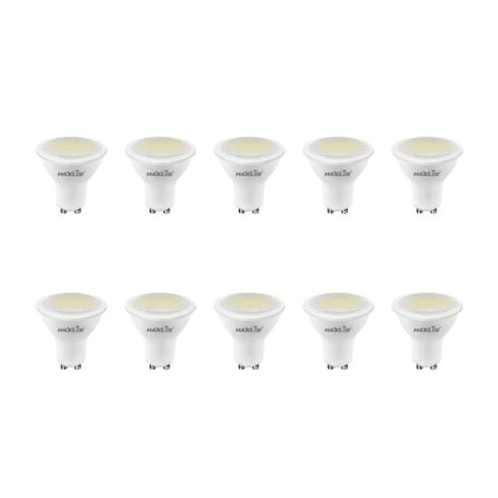 MAX-LED 10x LED žarnica - sijalka GU10 7W (55W) 586lm nevtralno bela 4500K