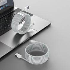BASEUS 2x USB kabel za iPhone Lightning, hitro polnjenje Power Delivery, 1,5 m, bel