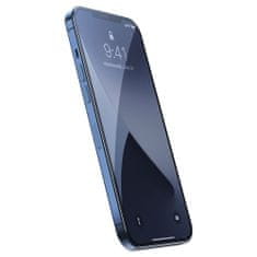 BASEUS 2x celozaslonsko kaljeno steklo 0,25 mm z okvirjem iPhone 12 Pro Max Black