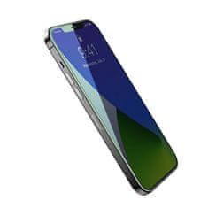 slomart baseus 2x zeleno kaljeno steklo 0,15 mm s filtrom proti modri svetlobi za iphone 12 pro max (sgapiph67n-lq02)