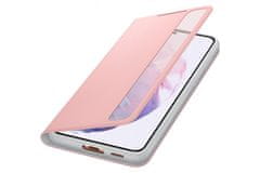 Samsung EF-ZG996CPE Clear View Cover preklopni ovitek za Galaxy S21 Plus G996, roza