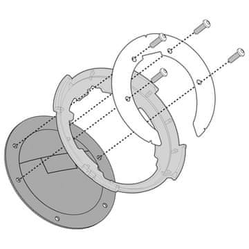 Kappa MOUNT TANKLOCK YAMAHA MT 07 700 (14-15)