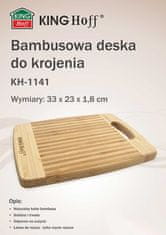 KINGHoff Bambusova kuhinjska deska 33X20Cm Kinghoff Kh-1141
