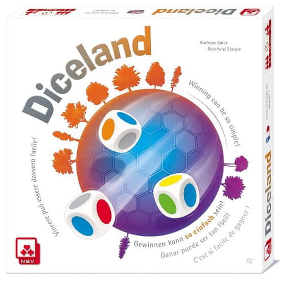 NSV igra s kockami Diceland Europe angleška izdaja