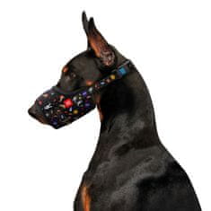 WAUDOG Najlonski nagobčnik za pse nastavljiv NASA 25 - 34 cm večbarvna