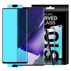 HURTEL Steklo za zaslon iz kaljenega stekla z okvirjem Samsung Galaxy S21+ 5G 3D Edge Nano Flexi Glass črno
