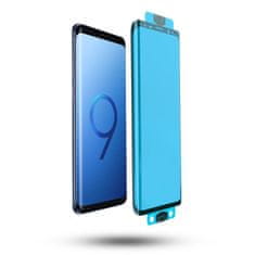 HURTEL Steklo za zaslon iz kaljenega stekla z okvirjem Samsung Galaxy S21+ 5G 3D Edge Nano Flexi Glass črno