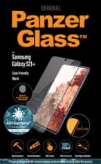 PanzerGlass zaščitno steklo Edge-to-Edge Antibacterial za Samsung Galaxy S21+, črno