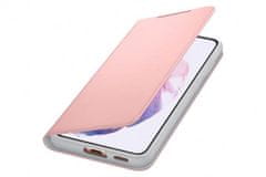 Samsung EF-NG991PPE LED preklopni ovitek za Samsung Galaxy S21 G991, roza