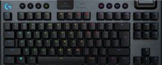 G915 TKL Lightspeed brezžična tipkovnica, GL Tactile, RGB, črna, US SLO g.