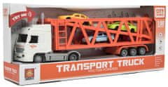 Teddies Kamionski transporter + 3 avtomobil, s svetlobo in zvokom