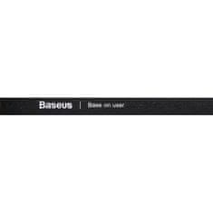 BASEUS Organizer za kable z velcro trakom, 1 m, črn