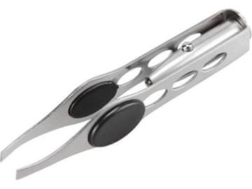 Extol Craft Pinceta z LED lučko (9696) dolžina 95 mm, širina čeljusti 4 mm, LED lučka, nerjaveče jeklo