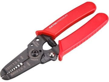 Extol Premium Klešče za odstranjevanje izolacije in rezanje žic (8831120) za žice, 0,6-2,6 mm, dolžina 165 mm