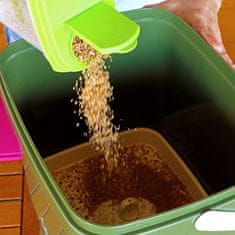 Skaza Bokashi Organko set kompostnikov, 2 x 16 l, sivo-zelen + posip 1 kg