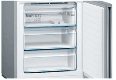 Bosch KGN49XIEA prostostoječi hladilnik, z zamrzovalnikom spodaj
