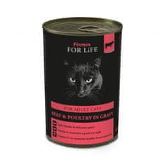 Fitmin FFL cat tin adult beef hrana za mačke, 12 x 415 g