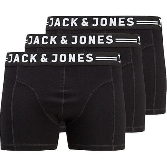 Jack&Jones Plus Moški bokserji JACSENSE 12147591 Black