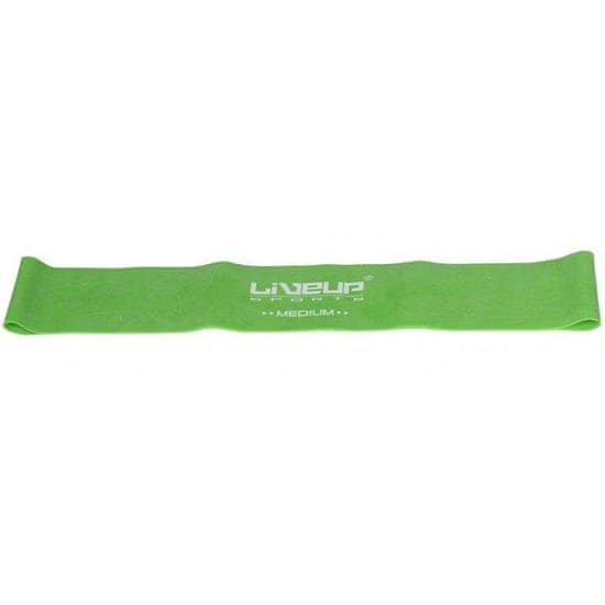LiveUp elastika za vadbo, zelena