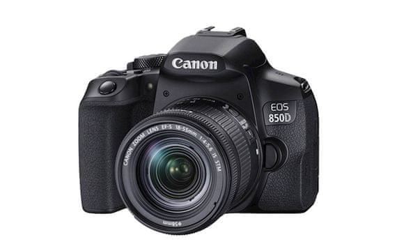 Canon EOS850D fotoaparat + EFS18-55IS STM objektiv
