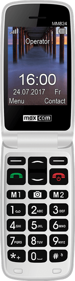 MaxCom Comfort MM824 mobilni telefon, črn - Odprta embalaža