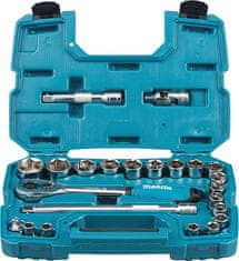 Makita 23-delna set raglje in nasadnih ključev B-65589