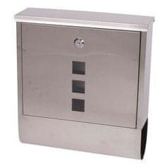 Poštni nabiralnik 34 x 31 x 10, inox