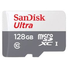 Ultra microSDXC spominska kartica + adapter, 128 GB, UHS-I, C10