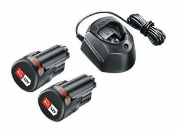 Bosch 12 V začetni komplet 2x 12V 1,5 Ah + polnilnik GAL 1210 CV (1600A01L3E)