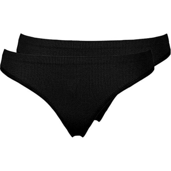 Pieces 2 PAKET - ženske tangice PCSYMMI 17107723 Black