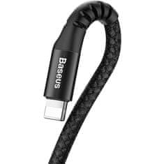 BASEUS Fish Eye kabel USB Lightning/2A, 1 m, črn (CALSR-01)