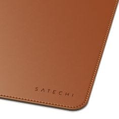 Satechi Eco Leather DeskMate namizna podloga, rjava
