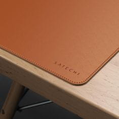 Satechi Eco Leather DeskMate namizna podloga, rjava