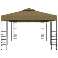 Vidaxl Vrtni paviljon 6x3x2,7 m taupe 180 g/m2