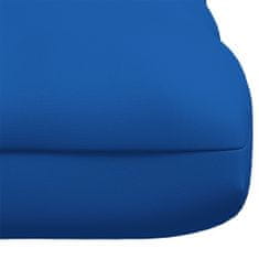 shumee Blazina za kavč iz palet kraljevsko modra 120x80x12 cm blago
