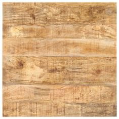Vidaxl Bistro mizica kvadratna 70x70x75 cm robusten mangov les