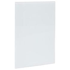 Vidaxl Omarica za ključe z magnetno tablo bela 30x20x4 cm