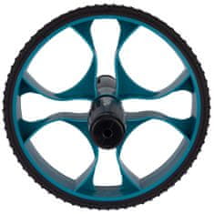 Vidaxl Avento Power kolo za trening trebuha, črno in modro
