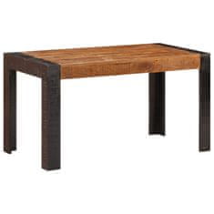 Vidaxl Jedilna miza 140x70x76 cm trden robusten mangov les