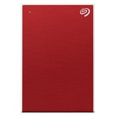 Seagate One Touch zunanji trdi disk, 2 TB, rdeč