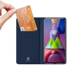 Dux Ducis Skin Pro knjižni usnjeni ovitek za Samsung Galaxy M51, modro