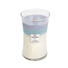 Woodwick Vaza z dišečimi svečami velika Trilogy Calming Retreat 609,5 g