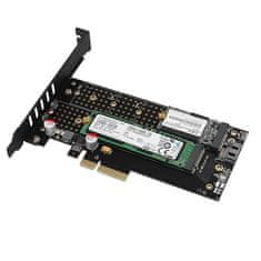 AXAGON kartica NVME+SATA M.2