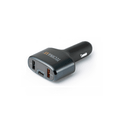 Technaxx Polnilec za avto QC3.0 & USB-C TE18