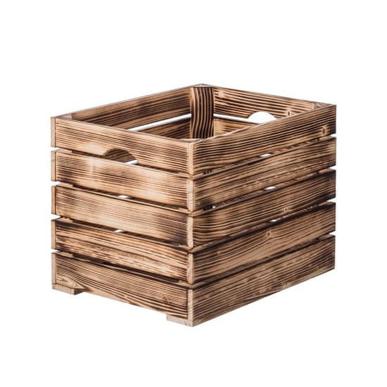 Čisté dřevo CleanWood strojena lesena škatla 40 x 30 x 30 cm