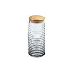eoshop PASABAHCE Stekleni kozarec z lesenim pokrovom BABYLON 1,5 l, komplet 4 kosov