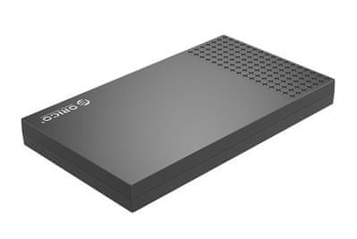 Orico 2526C3 zunanje ohišje za HDD/SSD, 6.35 cm (2.5), USB-C 3.0 UASP v SATA3, črno