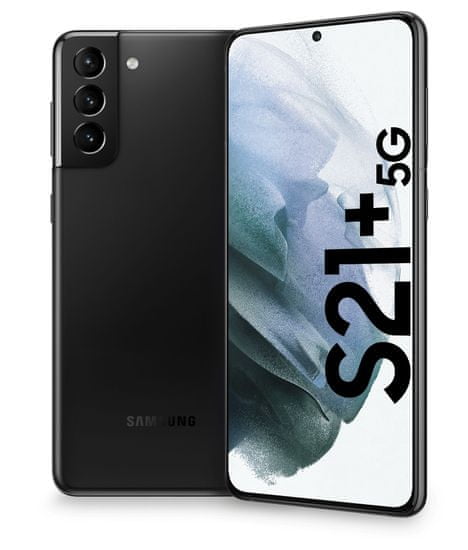 Samsung Galaxy S21+ 5G mobilni telefon, 8GB/256GB, fantomsko črn