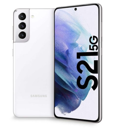 Samsung Galaxy S21 5G mobilni telefon, 8GB/256GB, fantomsko bel